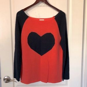 💙Navy Blue Heart Top💙